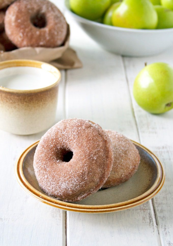 Whole Wheat Apple Cider Donuts