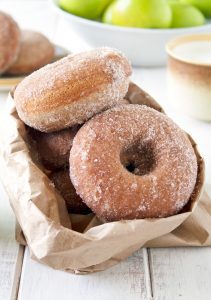 Whole Wheat Apple Cider Donuts