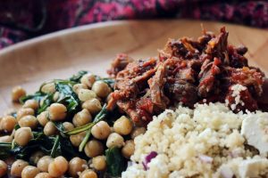 Slow Cooked Moroccan Lamb With Couscous And Chickpeas