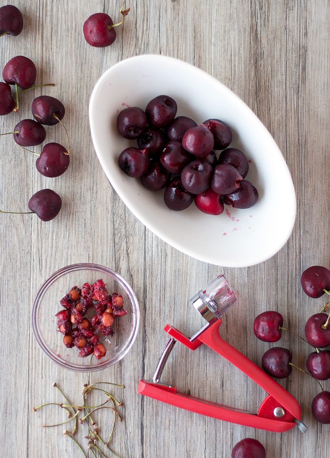 balsamic cherry tapioca parfaits | ahappyfooddance.com