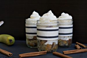 Cream Cheese Smothered Banana Bread Cake Jar