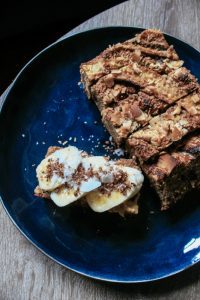 Vegan Peanut Butter + Banana Loaf