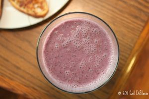 Shiver Me Blueberry Timbers Smoothie