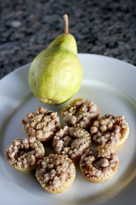 Caramel Pear Mini-Pies