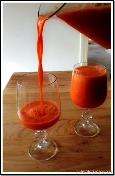 eatwriterunrepeat.com || carrot apple lemon ginger juice