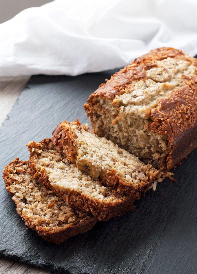 coconut banana bread | ahappyfooddance.com