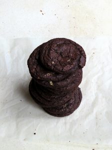Rich, Dark, Double Chocolate Cookies