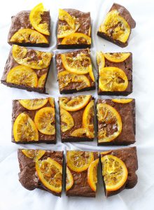 Dark Chocolate And Orange Brownies