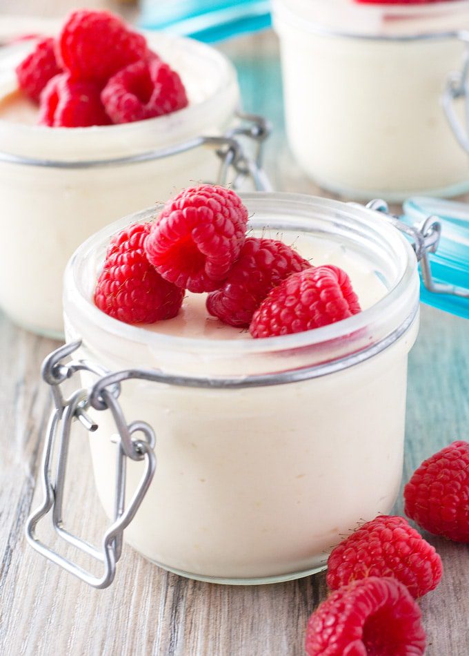 easy, fresh lemon mousse topped with fresh fruit | ahappyfooddance.com