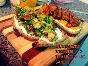 The ULTIMATE Vegan Thanksgiving Sandwich