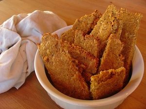 Garlic Flax Flatbread