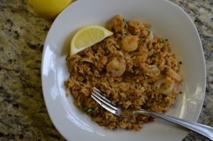 Garlic Shrimp Fried Rice