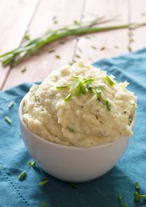 Goat Cheese And Chive Sweet Potatoes