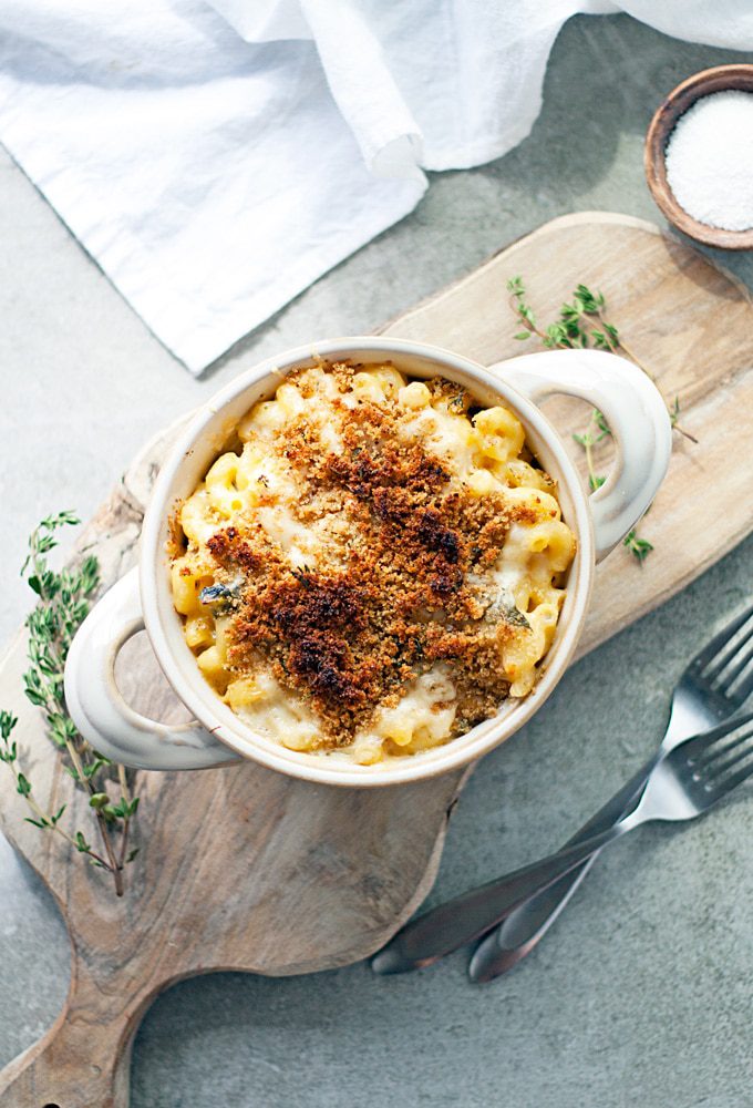 green chile macaroni and cheese | ahappyfooddance.com