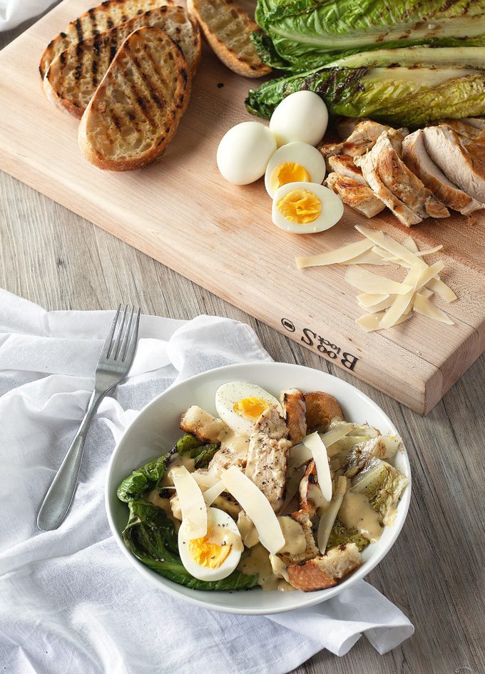 grilled caesar salad | ahappyfooddance.com