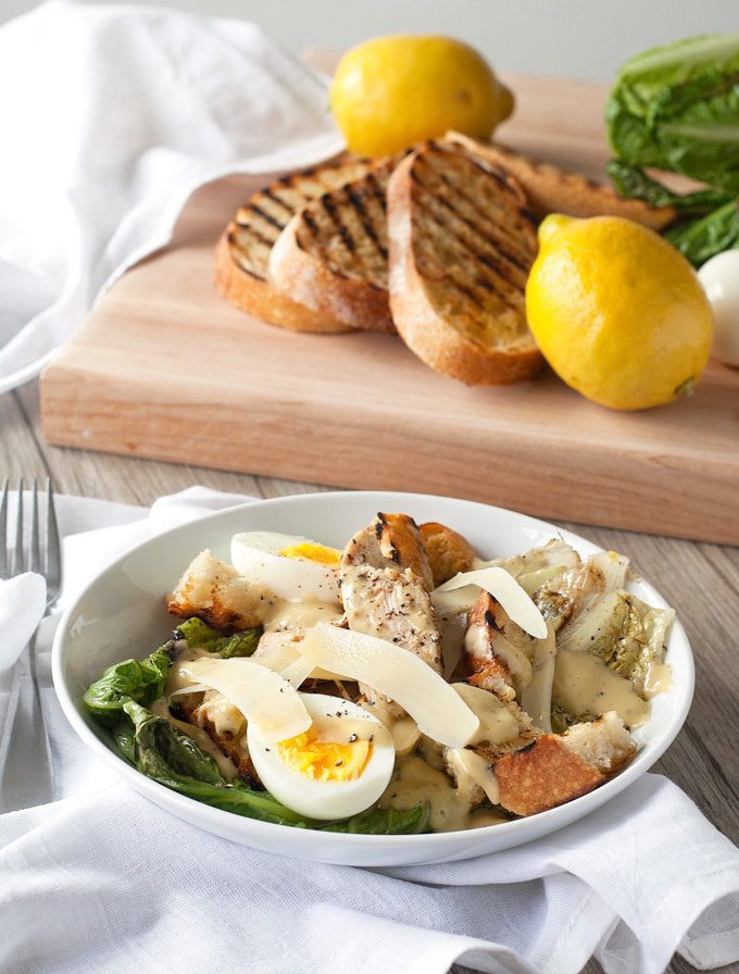 grilled caesar salad | ahappyfooddance.com