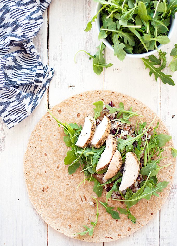 harvest grains chicken wraps | ahappyfooddance.com