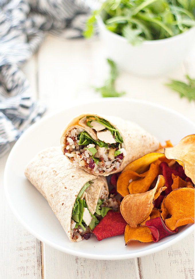 harvest grains chicken wraps | ahappyfooddance.com