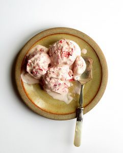 Roasted Strawberry And Ginger Ice Cream (GF)