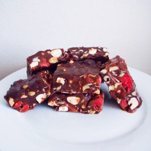 Raspberry Rocky Road