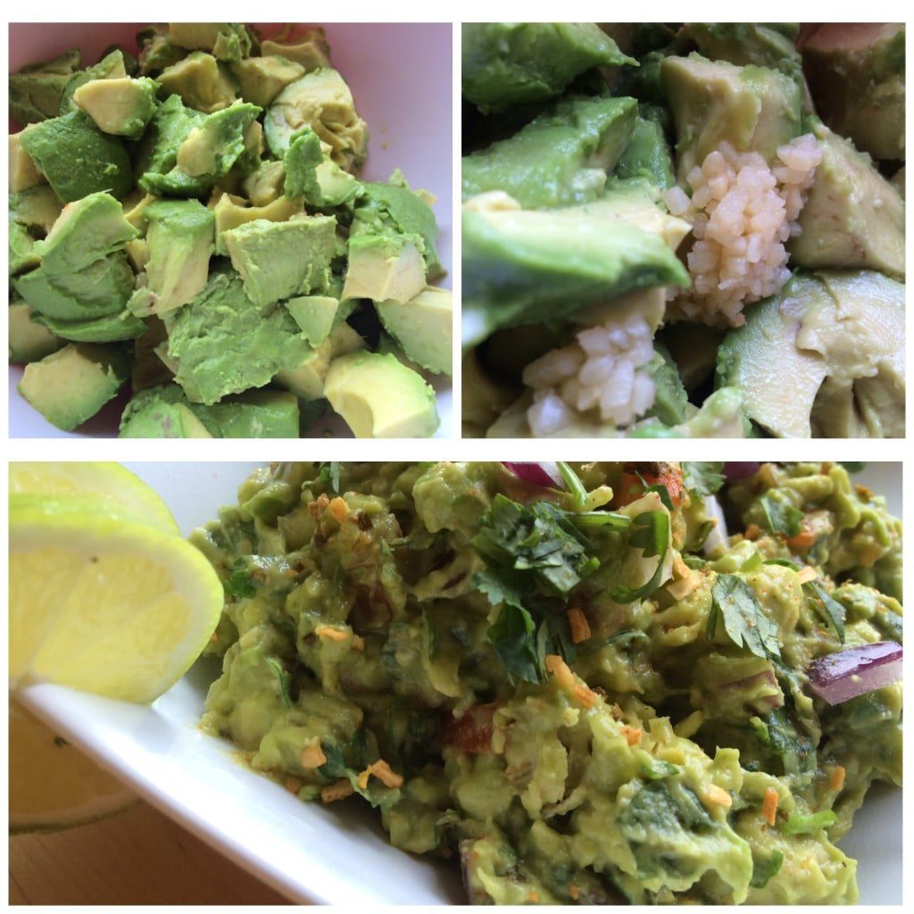 Guacamole in progress