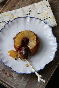 Individual Pineapple Upside Down Cakes