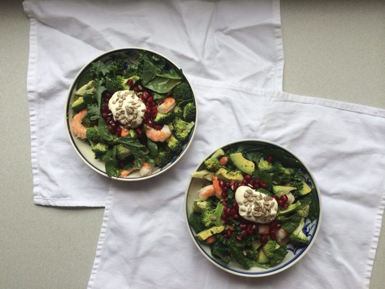 Prawn And Kale Salad