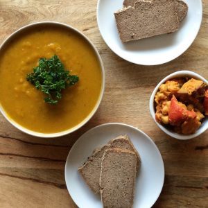 Pumpkin, Turmeric And Leek Soup