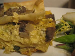 Moosewood Redo: Delicata Crimini Lasagna