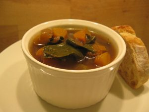 Meatless Monday: Kale-Butternut Squash Soup & Flatbread BBQ Tofu Pizza