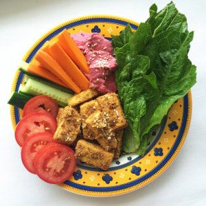 Chickpea Flour Crumb Coated Tofu