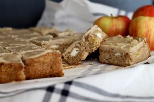 Apple Cream Cheese Blondies