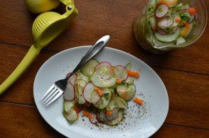 Lemony Cucumber Salad | CTB