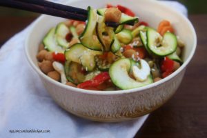 Garlic Miso Zoodles