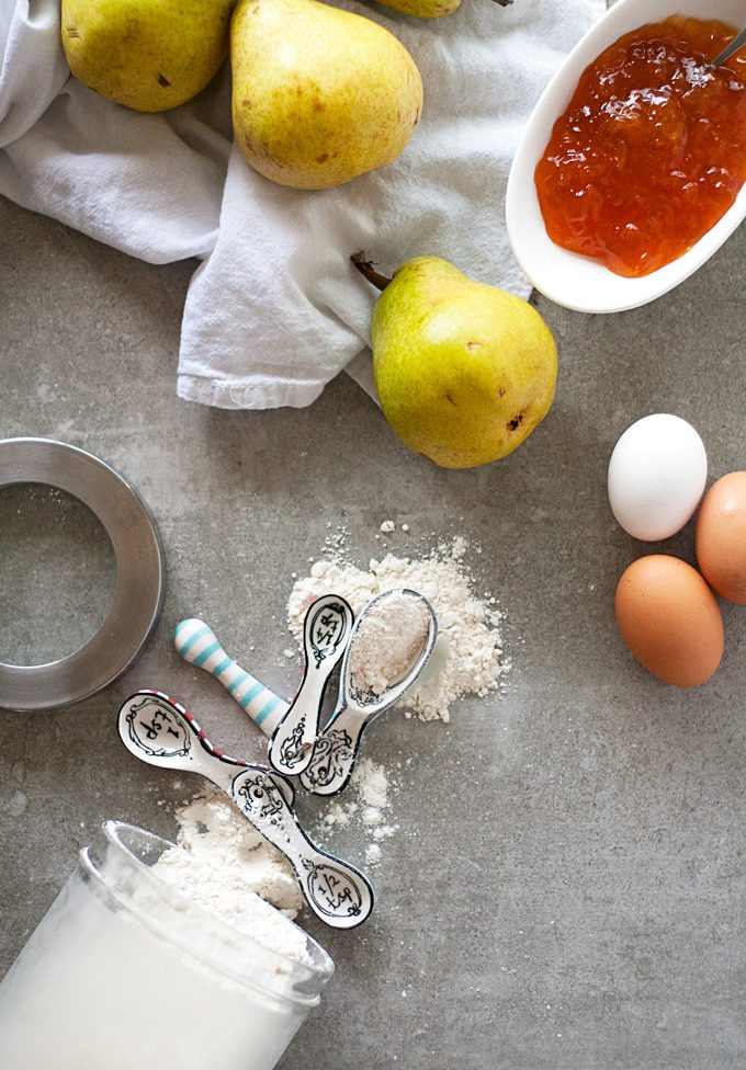 pear and frangipane galettes | ahappyfooddance.com