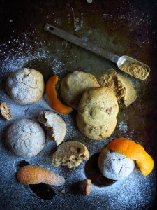 Spiced Pecan And Orange Butter Cookies