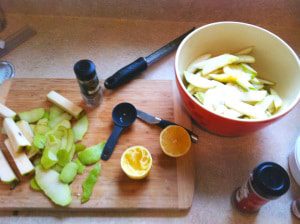 Spiced Citrus Pear Pie