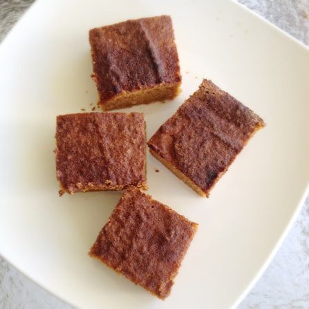 Pumpkin Gingerbread Squares