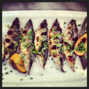 Grilled Mackerel With Orange & Rosemary