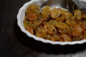 Pickled Golden Raisins