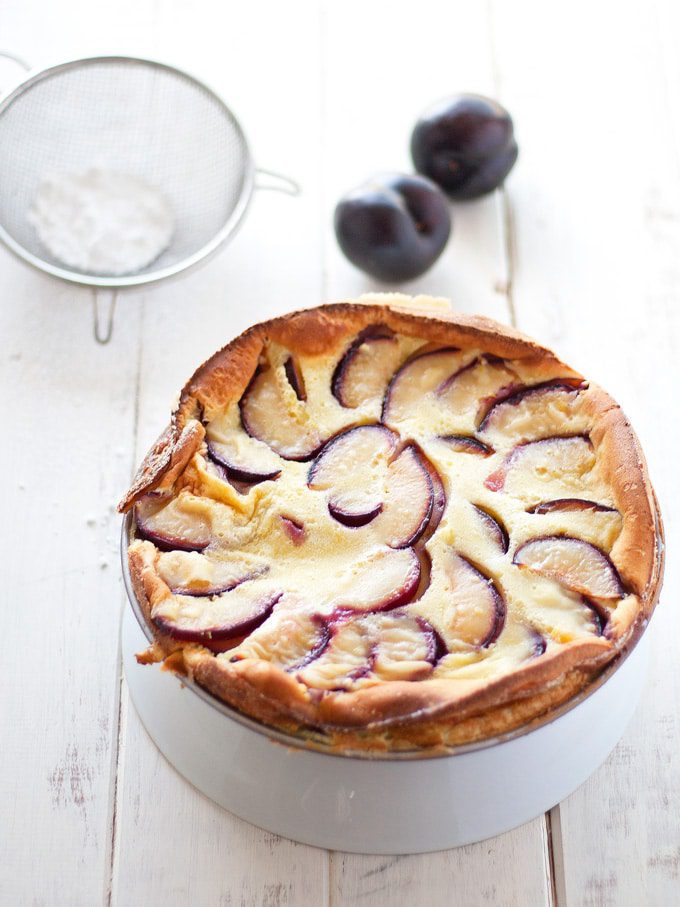 Plum Clafoutis | ahappyfooddance.com