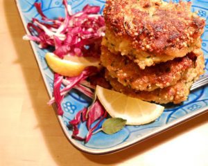 Zucchini Lemon Quinoa Cakes