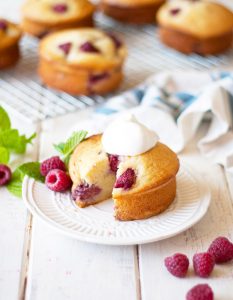 Raspberry Ricotta Mini Cakes