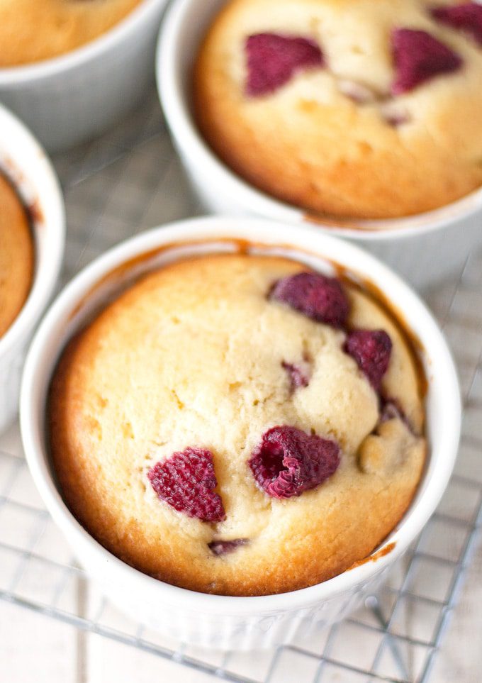 raspberry ricotta mini cakes | ahappyfooddance.com