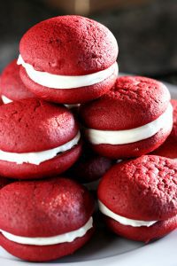 Red Velvet Whoopie Pies