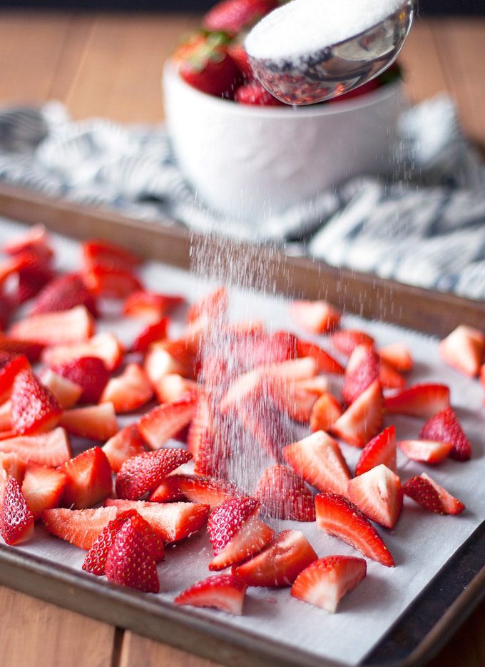 roasted strawberry hand pies | ahappyfooddance.com