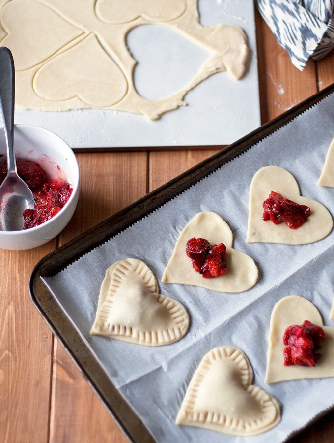 roasted strawberry hand pies | ahappyfooddance.com