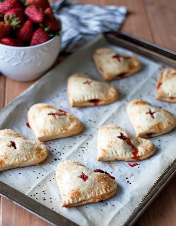 roasted strawberry hand pies | ahappyfooddance.com