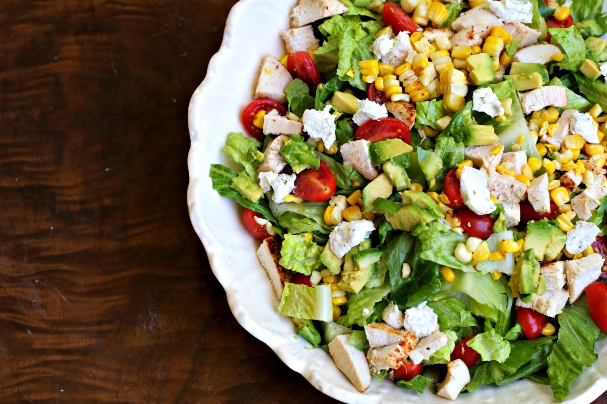 Roasted Corn And Chicken Salad