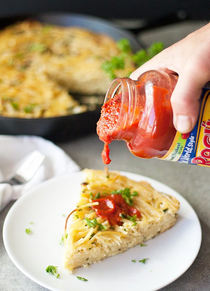 spaghetti alla chitarra pie | ahappyfooddance.com